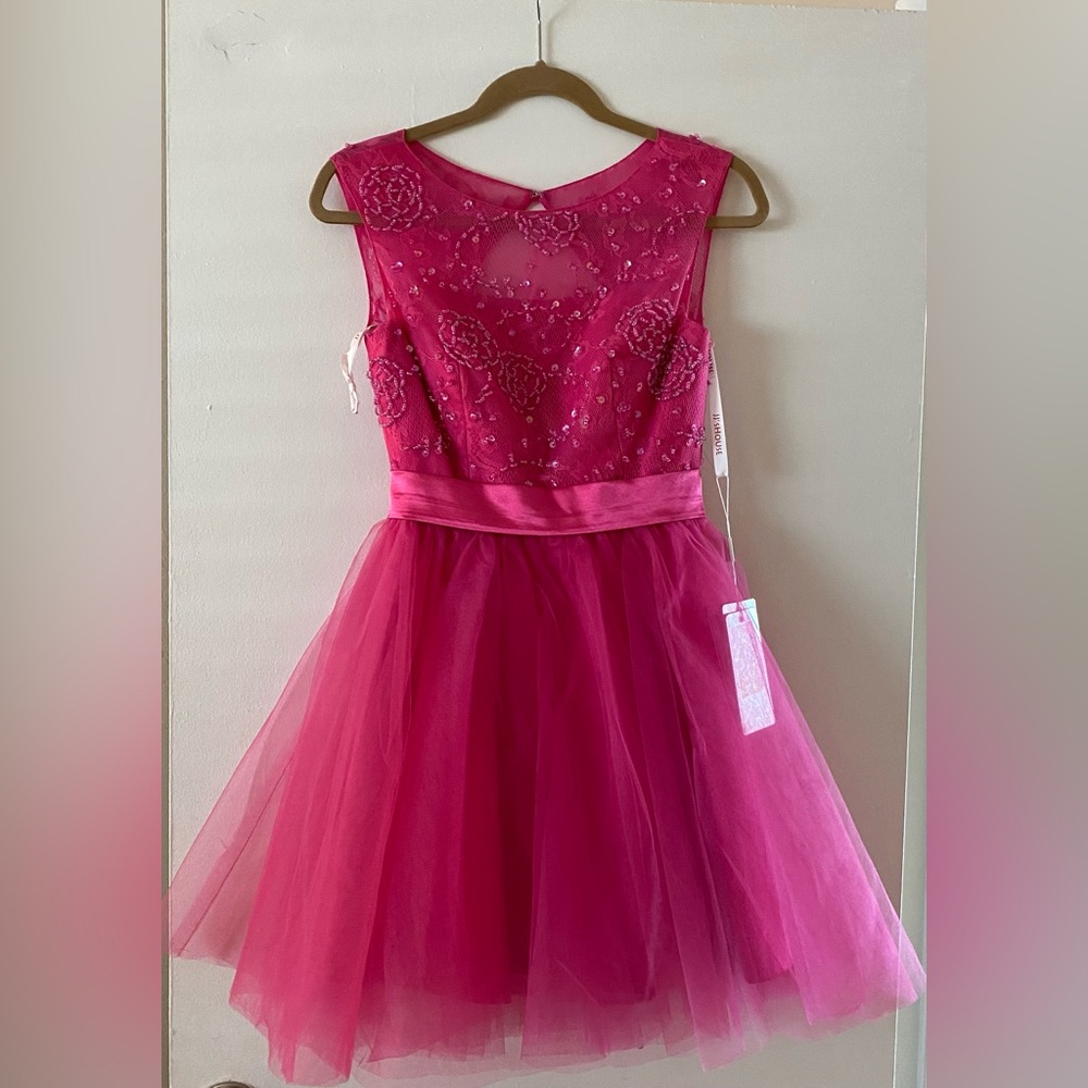 NWT JJs House Pink Tulle Prom, Special Occasion, Formal Events Dress